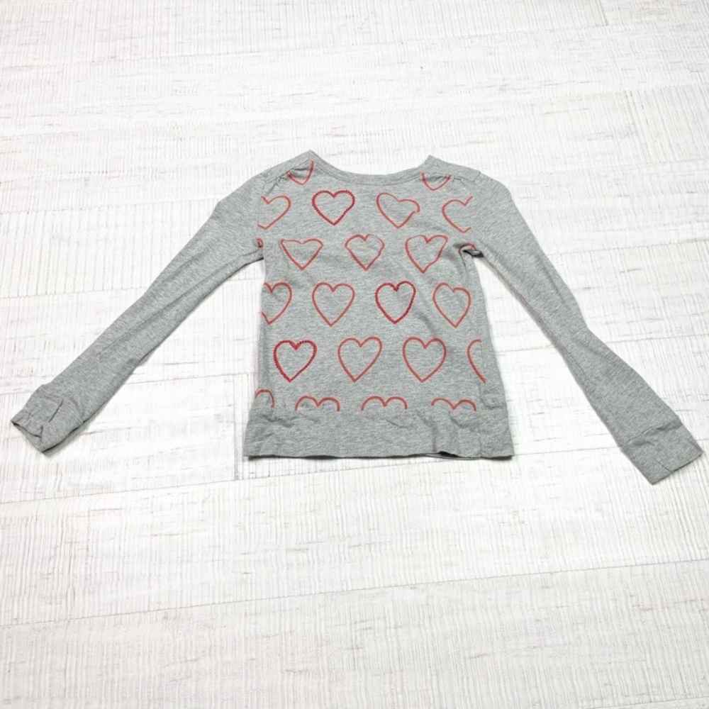 Gap Kids size 6-7 S heart shirt with long sleeves